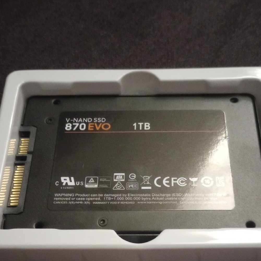 1TB SSD with SATA connection
